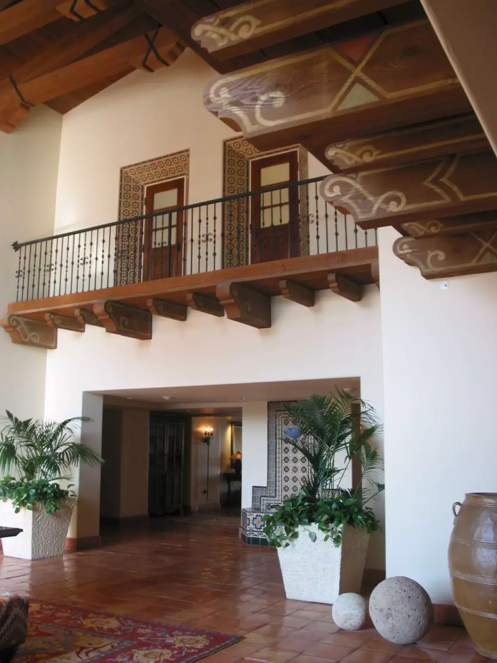 The exquisite detail in the lobby.