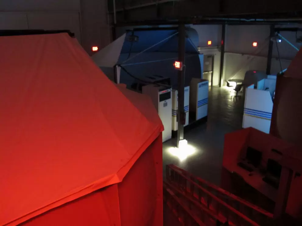 Flight simulators.