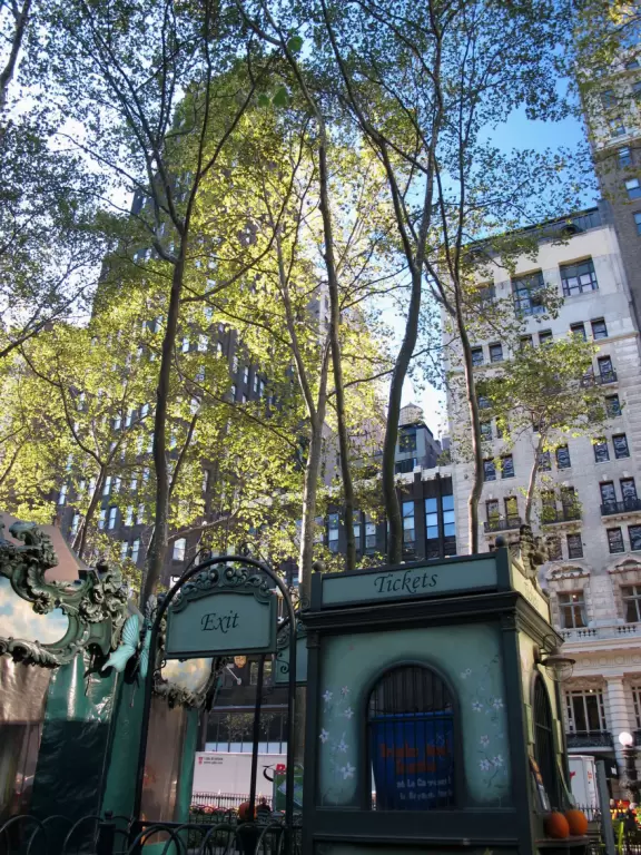 Enchanting French-style park in the busiest part of the city.
