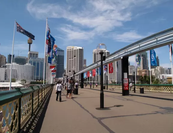 Historical harbor next to the Sydney CBD with aquarium, zoo, science museum, Chinese garden, and more!