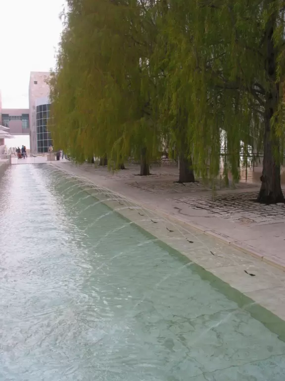 A massive architectural achievement with great views of LA, beautiful gardens, and a cool free monorail that takes you up!