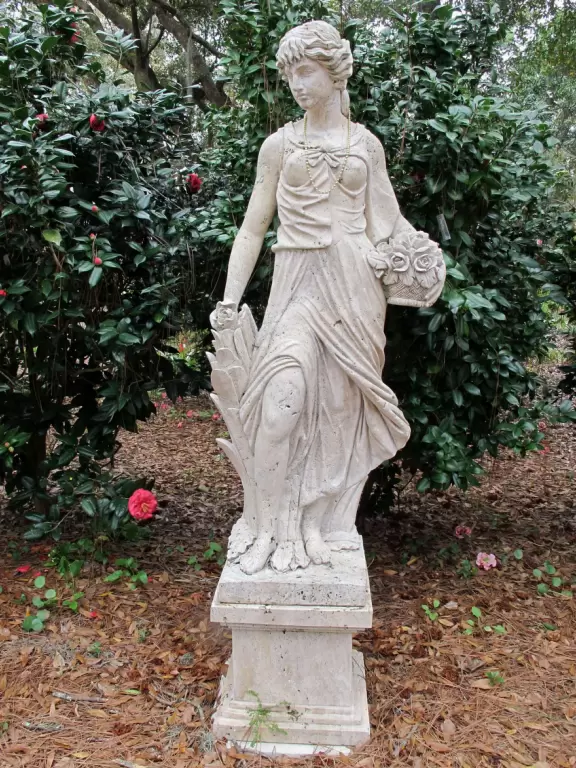 Beautiful, lush natural area surrounding a stream.