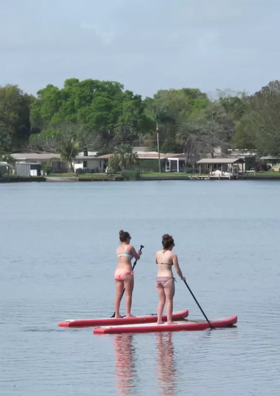 Paradise! A casual cafe on the water with adirondack chairs, picnic tables, and a great breeze!