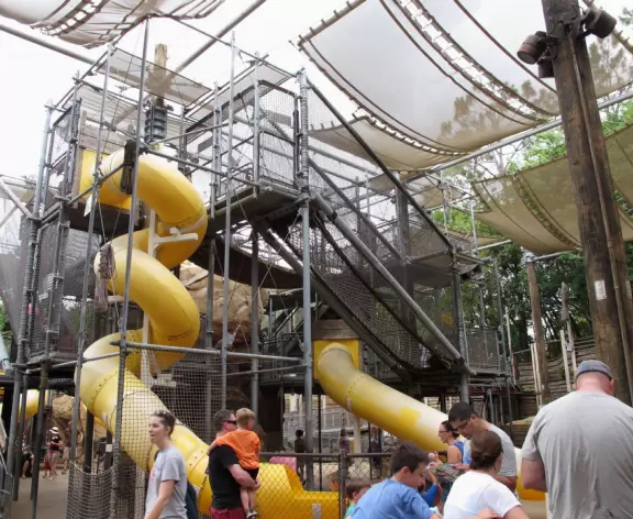 Lush theme park with African and Southeast Asian architecture- best for its two incredible shows and Pandora land.