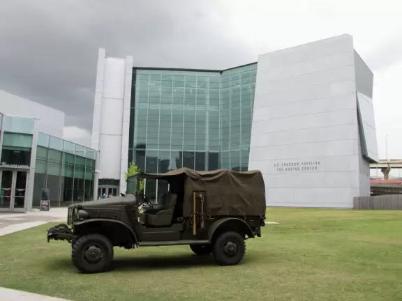 Campaigns of Courage exhibit sets the mood with real scenes you walk through.