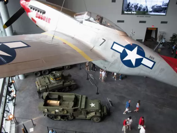 Campaigns of Courage exhibit sets the mood with real scenes you walk through.