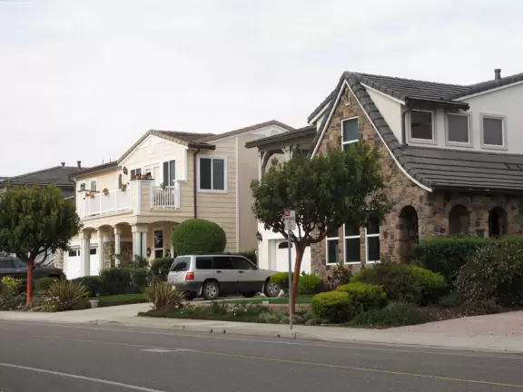Cement ship playground with logs to climb, seal, dolphin, whale's tail and giant octopus sculptures, picnic tables, and an amazing view of Morro Rock and the inlet.