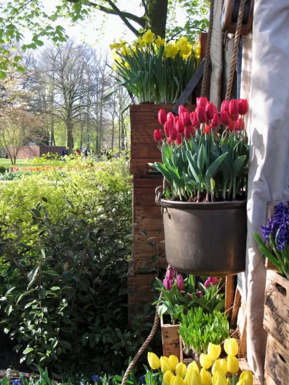 Incredible gardens, open in spring, with tulips galore, at their peak usually around the first week of May.