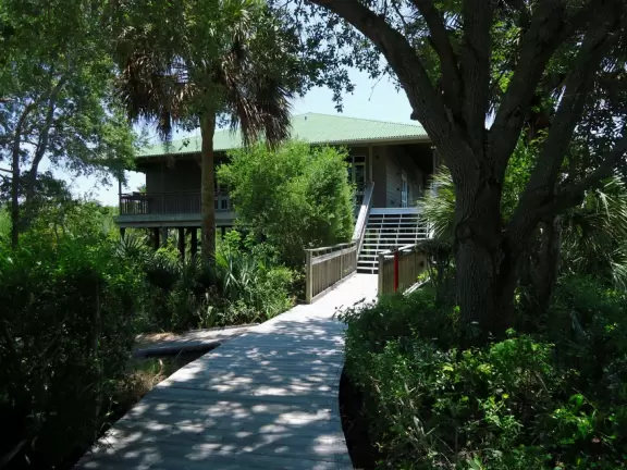 Beautiful nature center on an island in the intracoastal.