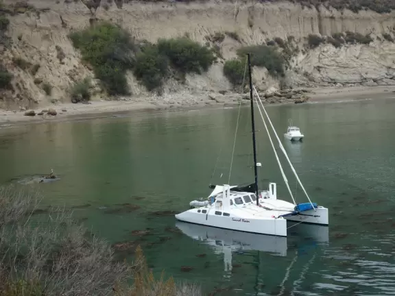 Top-of-the-world view of yellow cliffs, headlands, and magic coves.
