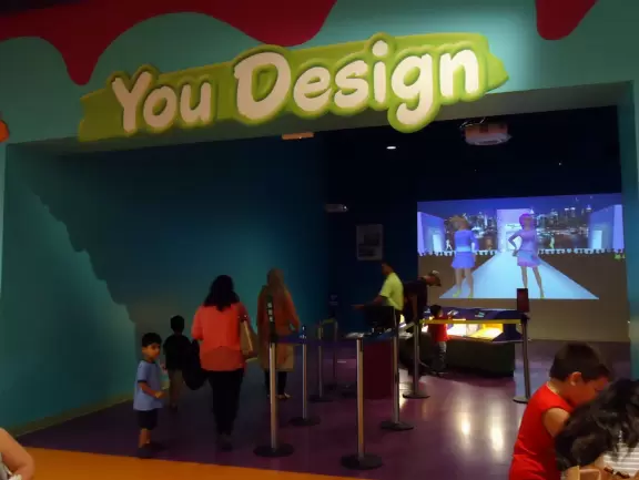 Kids enjoy the various interactive activities.