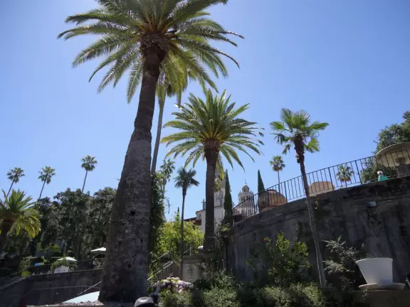 Hearst Castle is like a dream! High, high above the sea!