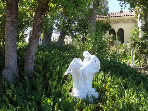 Hearst Castle is like a dream! High, high above the sea!