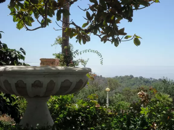 Hearst Castle is like a dream! High, high above the sea!