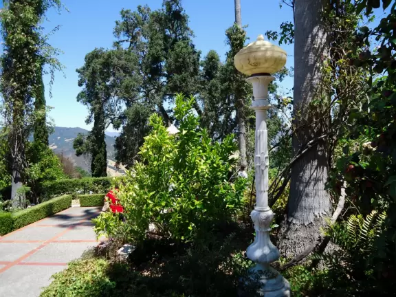 Hearst Castle is like a dream! High, high above the sea!