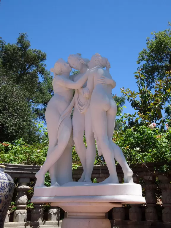 Hearst Castle is like a dream! High, high above the sea!