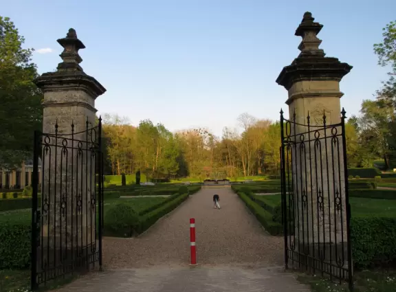 Lovely 14th century castle with a moat, now a restaurant, cafe, and hotel. A great place for a walk!