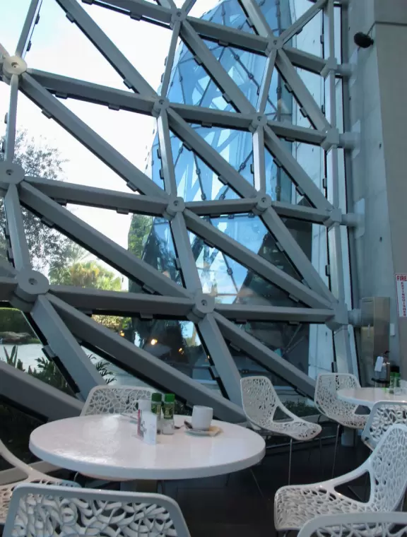 World-class museum of Salvador Dali's art, housed in an architectural masterpiece, with a garden on the bay.