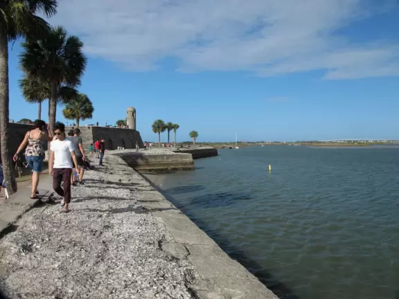 Star fort with lovely spot on the water.