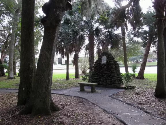 Adorable ivy-covered chapel that is a Catholic pilgrimage site.