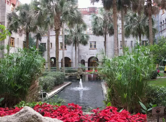 Beautiful collection of Victorian glass items, in a gorgeous but musty building. Lovely square in front.