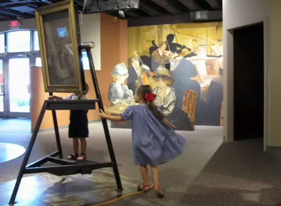 Beautiful gardens on the river, plus some nice classic artwork inside and a fun kid's area.