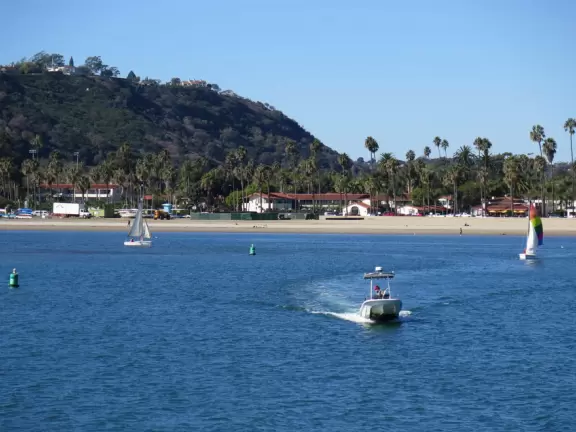 The main pier in Santa Barbara, which offers spectacular views and a festive atmosphere!