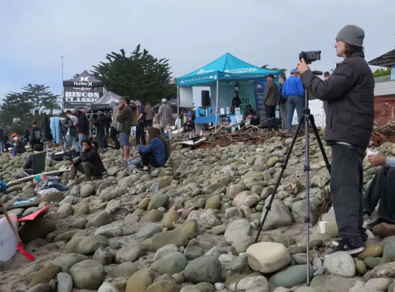 The famous Rincon, the best place to surf in Santa Barbara!