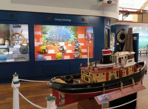 A maritime museum at Santa Barbara Harbor that keeps kids and adults busy learning for hours!