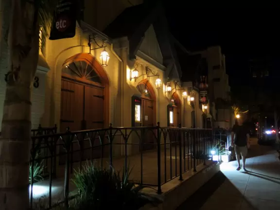 SB Public Market is a hip indoor space with cafes, and outdoor seating by a Spanish courtyard with views of quaint Victoria Court.