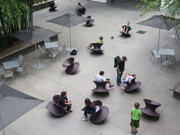 Free museum in a lovely part of LA.