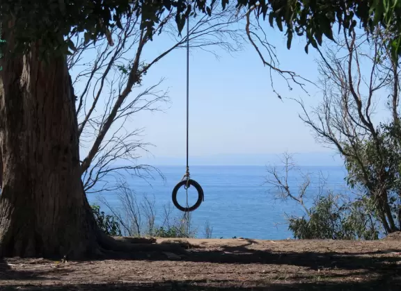 Almost unknown cliff walk and nudist beach, secluded and pretty.