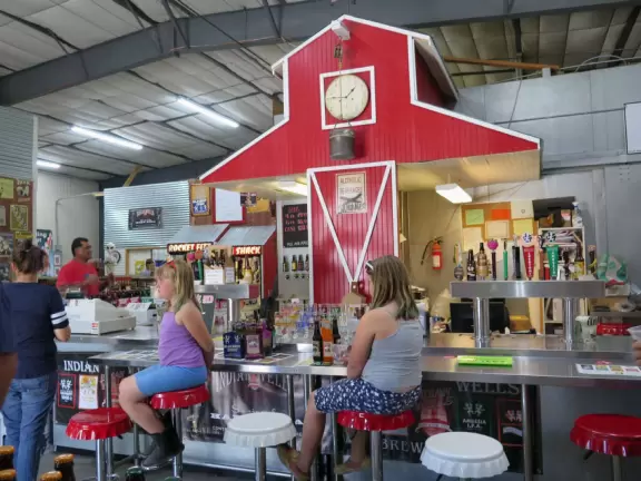 Fun place to stop with the kids. Taste different flavors of soda.
