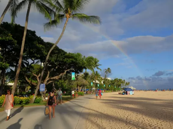 A beautiful, spacious, open part of Waikiki Beach, and tons for kids to do!