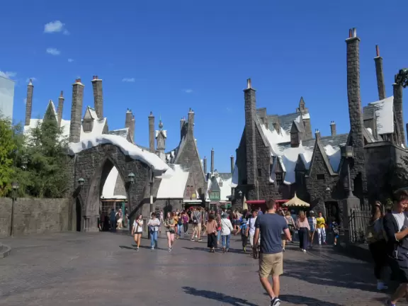 Motion picture studio and amusement park, with really fun rides and shows!