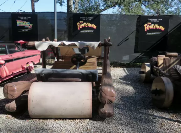 Motion picture studio and amusement park, with really fun rides and shows!