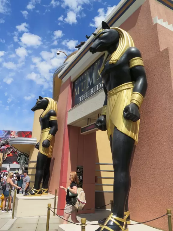 Motion picture studio and amusement park, with really fun rides and shows!