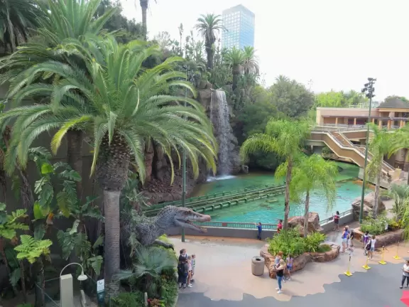 Motion picture studio and amusement park, with really fun rides and shows!