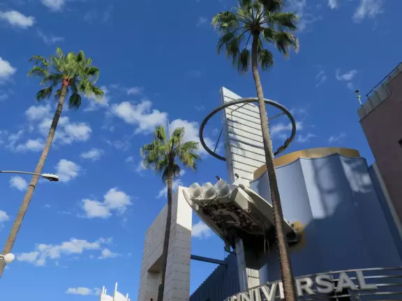 Motion picture studio and amusement park, with really fun rides and shows!