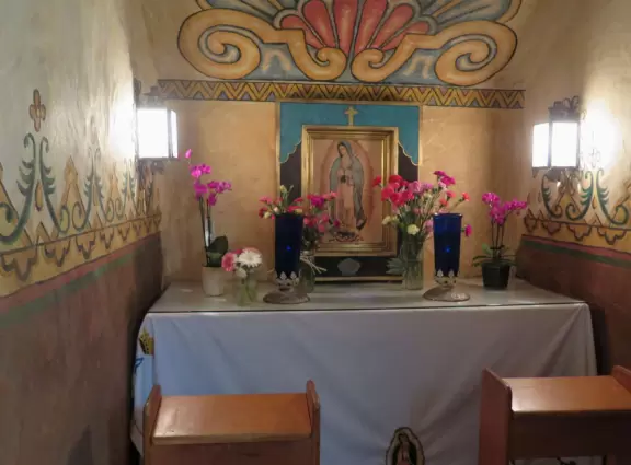 Gorgeous Southwestern-style church in a cute area of Montecito.