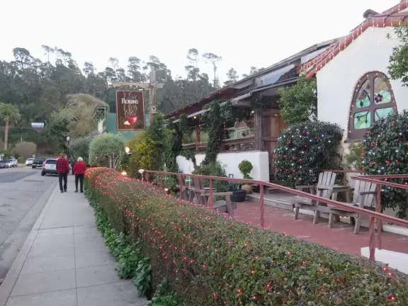 Historic cottages and lush trees of all different shades of green. Come July-October. Check the webcam for weather because it's not nice in thick gloom!