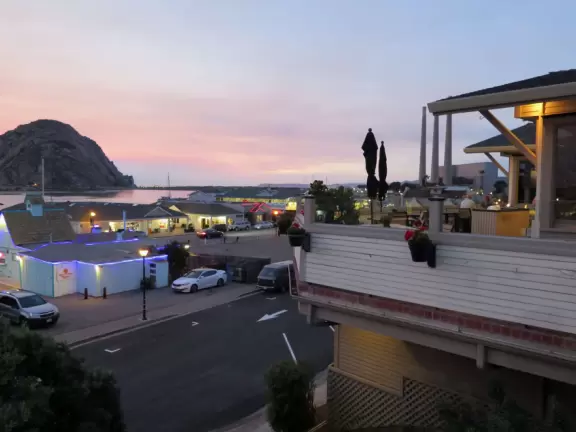 A delightful rock, beautiful wildlife, peaceful idyllic estuary, imaginative playground, and colorful little town.