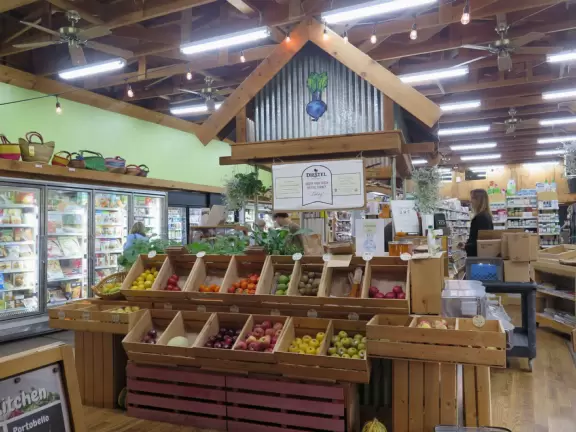 Historic cottages and lush trees of all different shades of green. Come July-October. Check the webcam for weather because it's not nice in thick gloom!