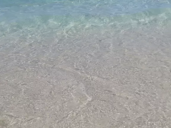 Beautiful yellow-sanded beach with LOTS of sand and huge waves in winter.