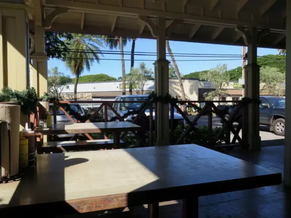 Old plantation town with surf shops, art galleries, and restaurants.