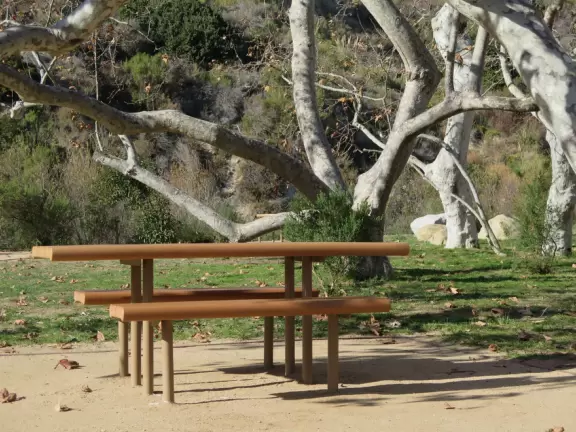 Gorgeous neighborhood park with imaginative, unusual playground.