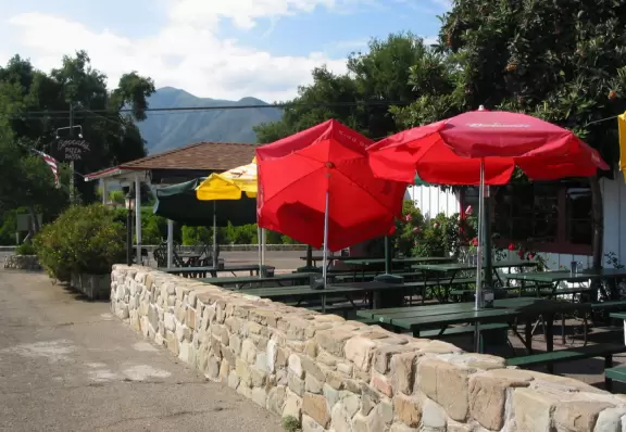 A pullout from the road where you can see the whole of Ojai Valley stretched before you!