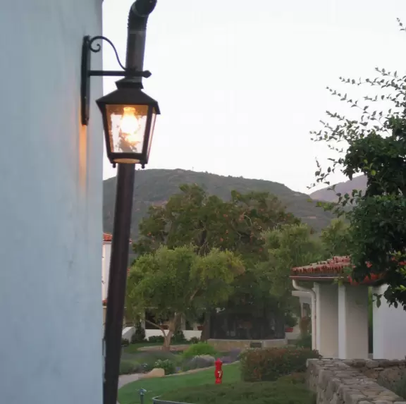 Ojai Valley Inn in the evening.