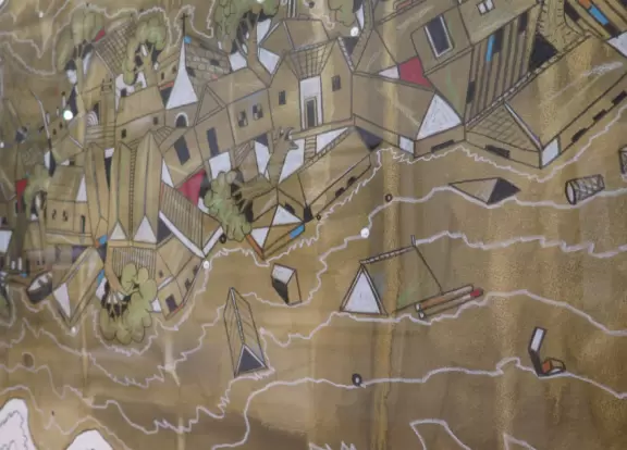 Exquisite modern building on bluffs over the Tennessee River. Gorgeous views of the blue Walnut Street Bridge and good artwork too!