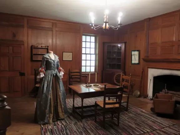 Historic buildings, sunny quad where students hang out, flowers and old trees, and fun student center area.